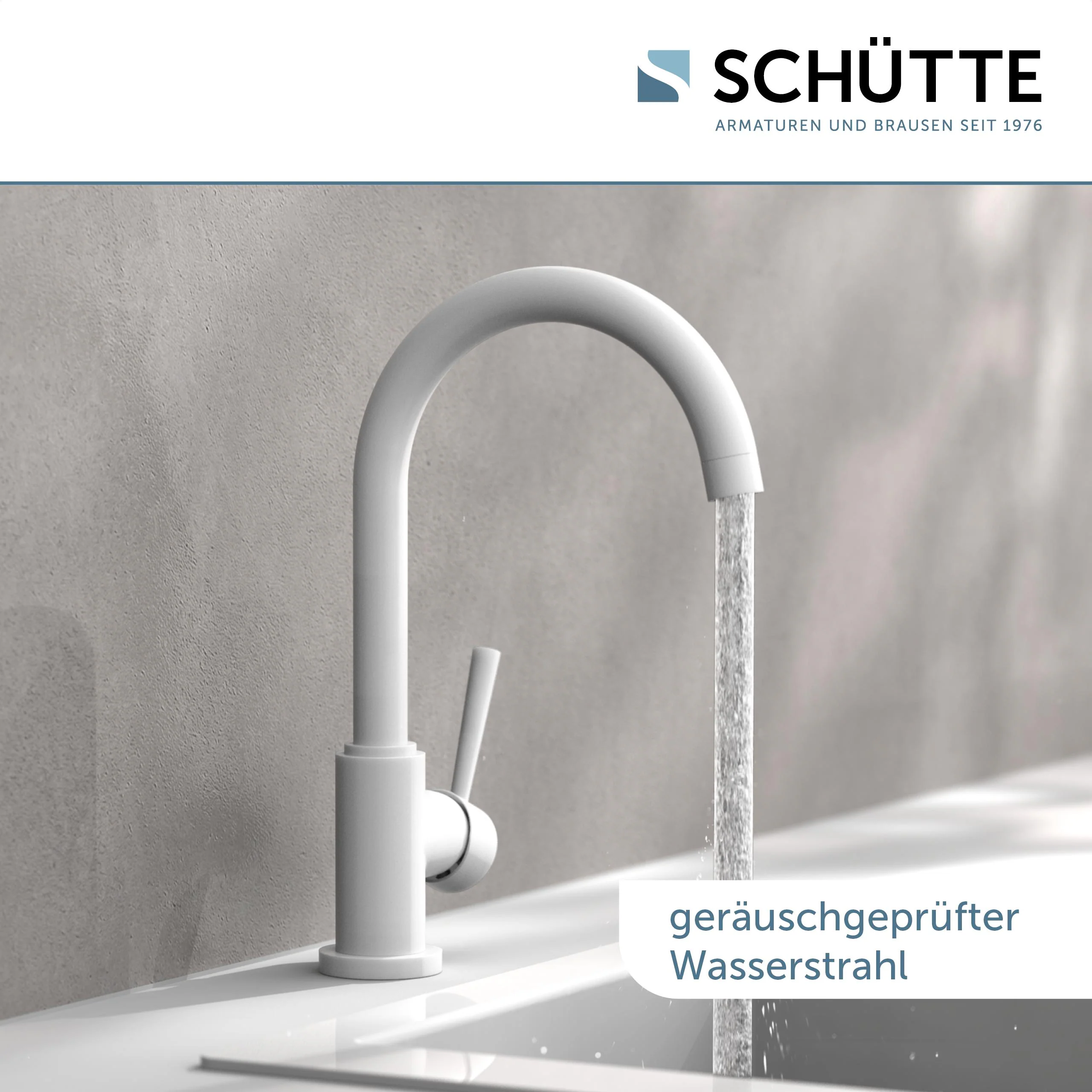 SCHÜTTE CORNWALL Spültischarmatur, Weiß matt