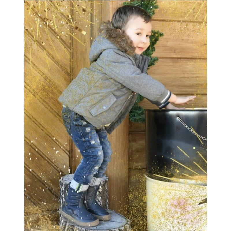 Froddo Froddo Barefoot Tex Boots Fourrées Marine