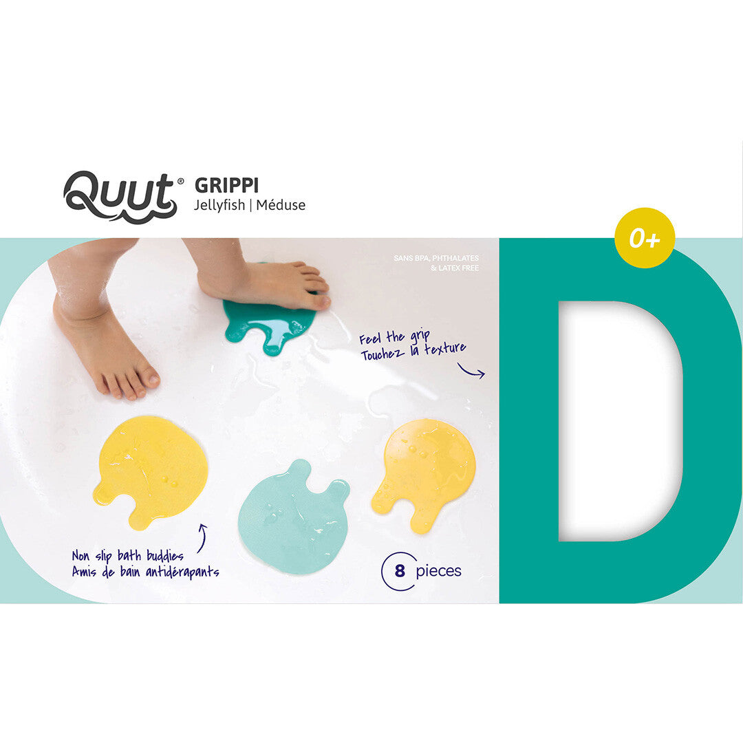 Quut mini badmatjes grippi - minty yellow
