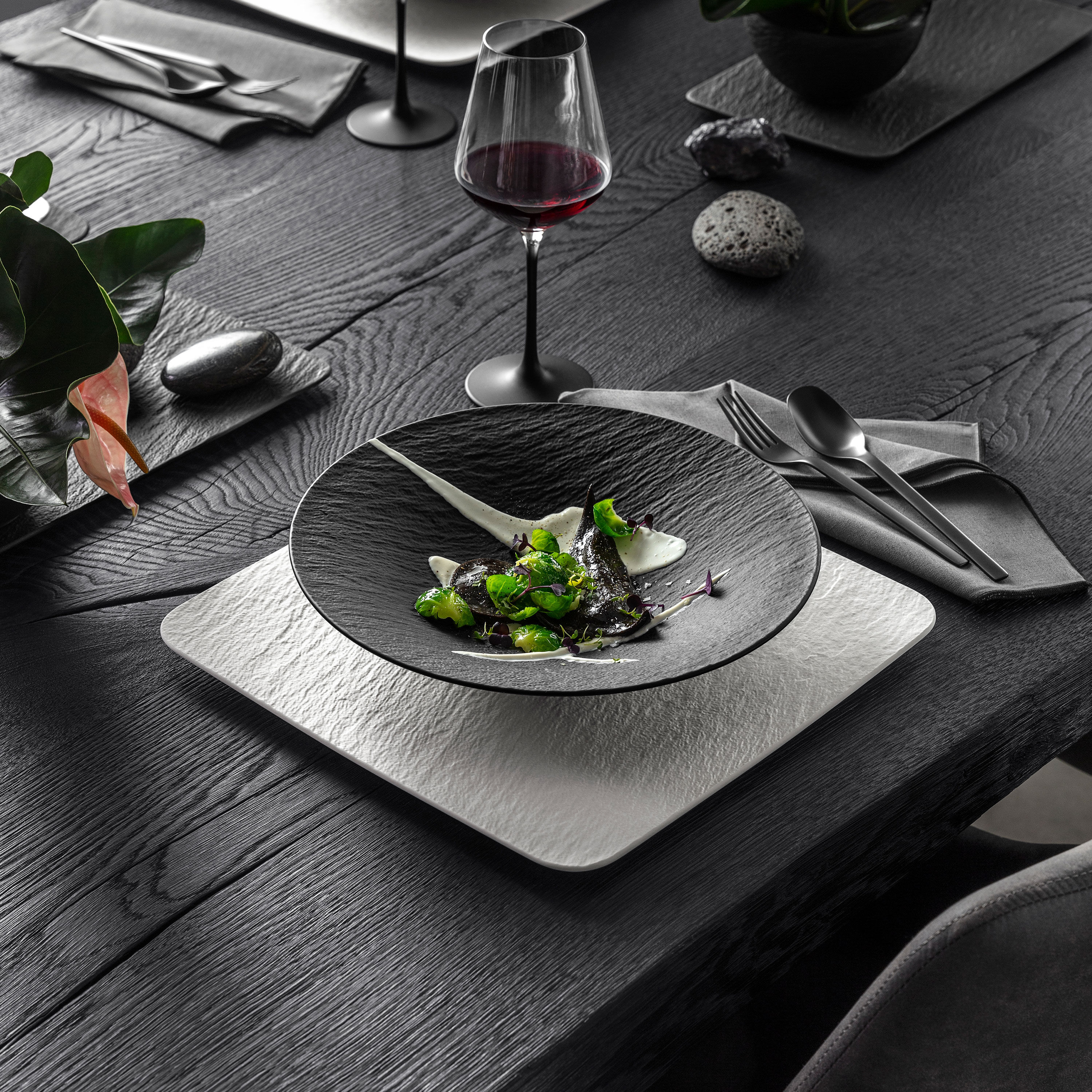 Manufacture Bowl Black, 14.9 oz, Premium Porcelain