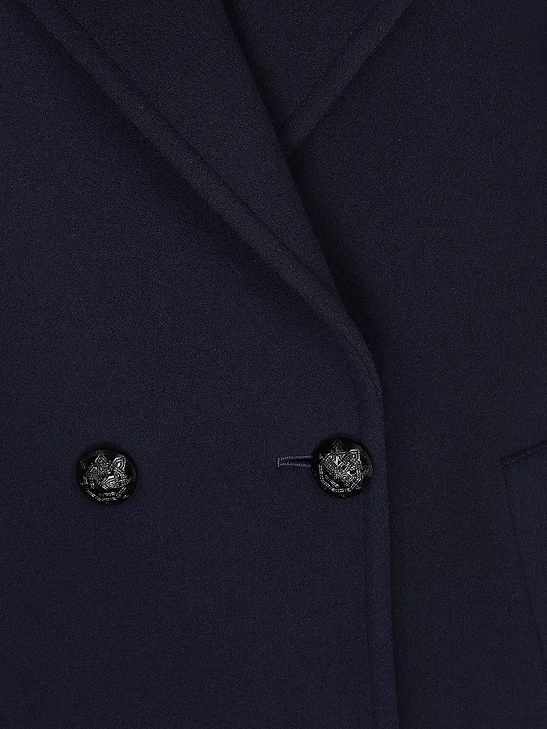 MSGM Wollmantel  dunkelblau