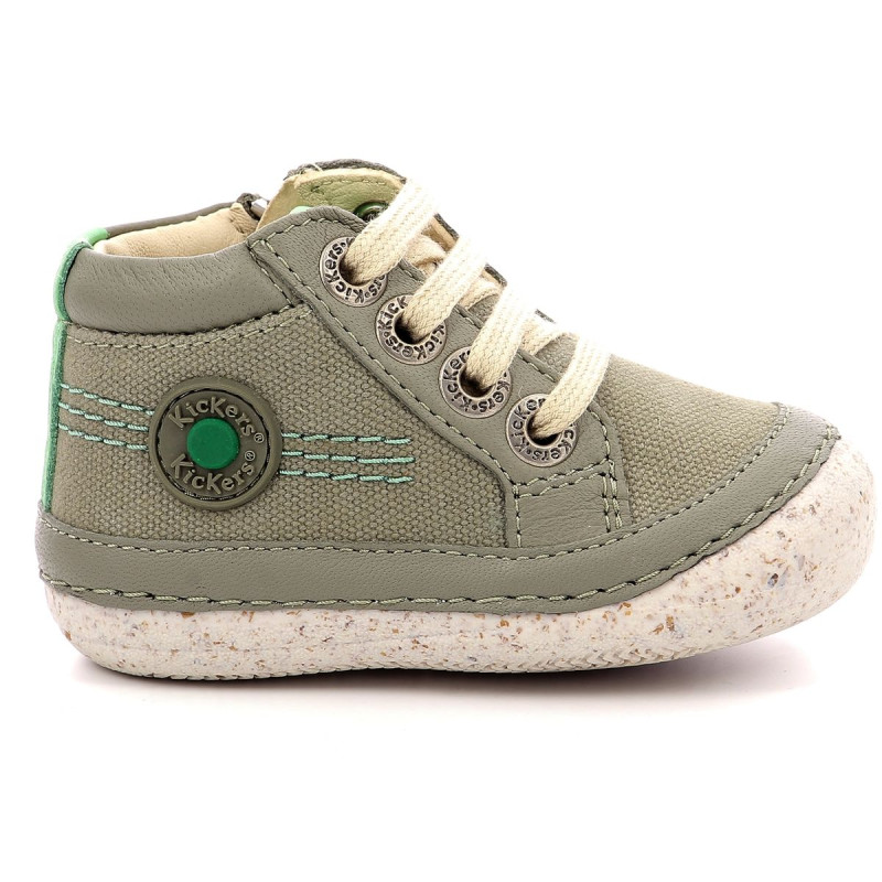 Kickers Kickers Sonistreet Kaki Vert