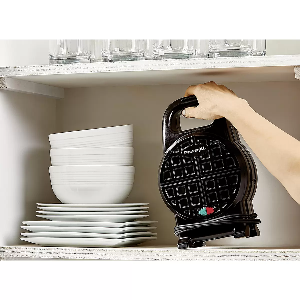Waffeleisen PowerXL Waffle Star 18cm Schwarz
