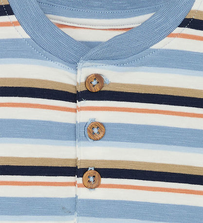 Hust and Claire Body l/æ - HCBjorn - Faded Blue m. Striber