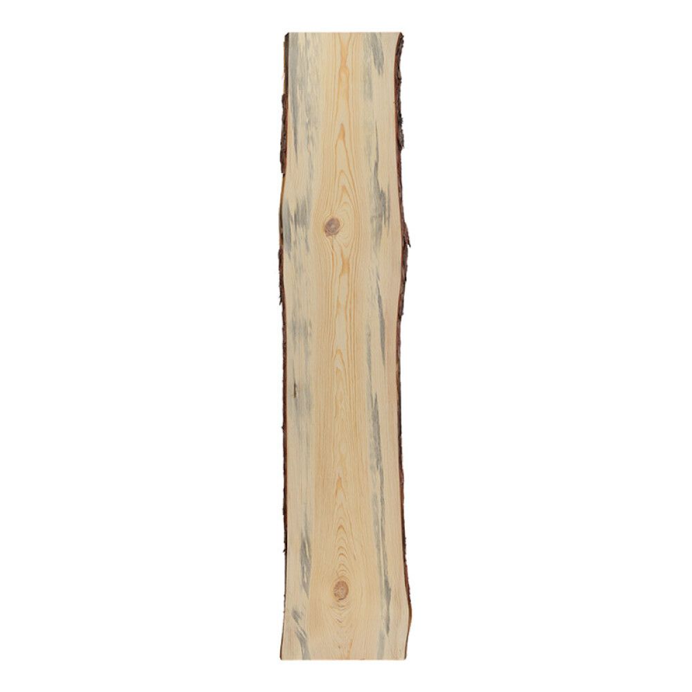 HYLLEPLATE FURU MED BARK 18X200-250X1200MM