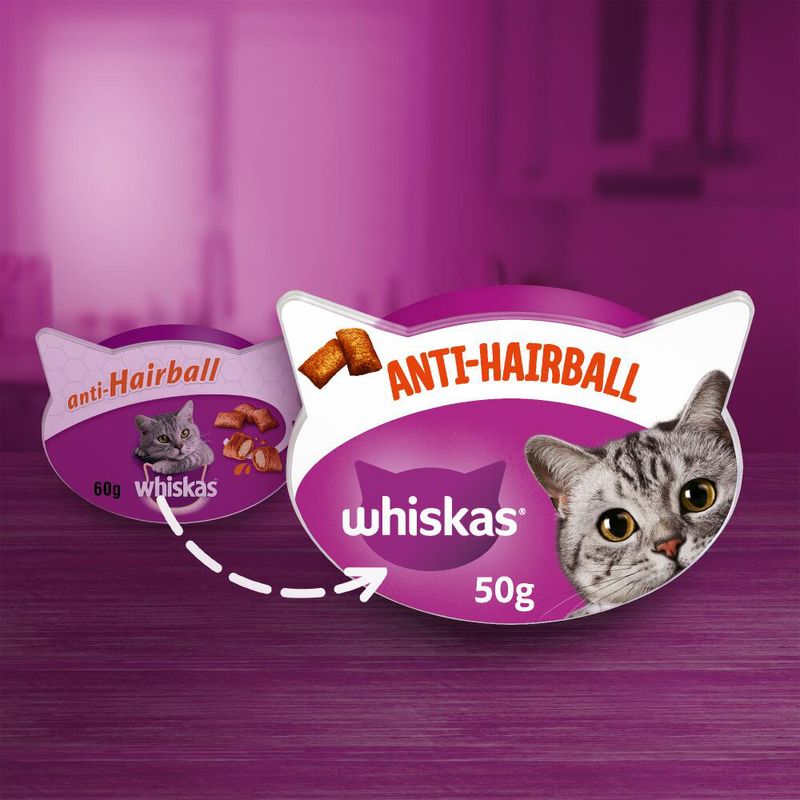 Friandises Whiskas Contrôle des Boules de Poils sur bitiba.fr