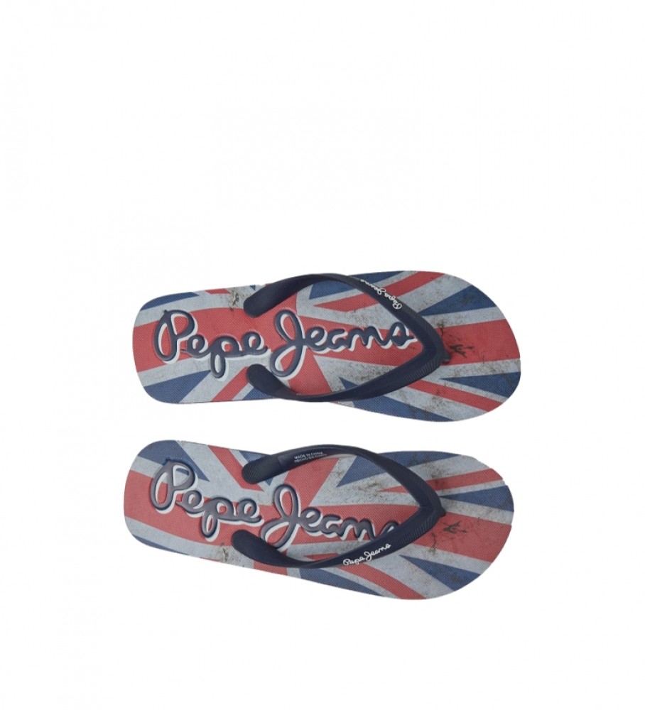 Chinelo de praia azul havaiano Pepe Jeans