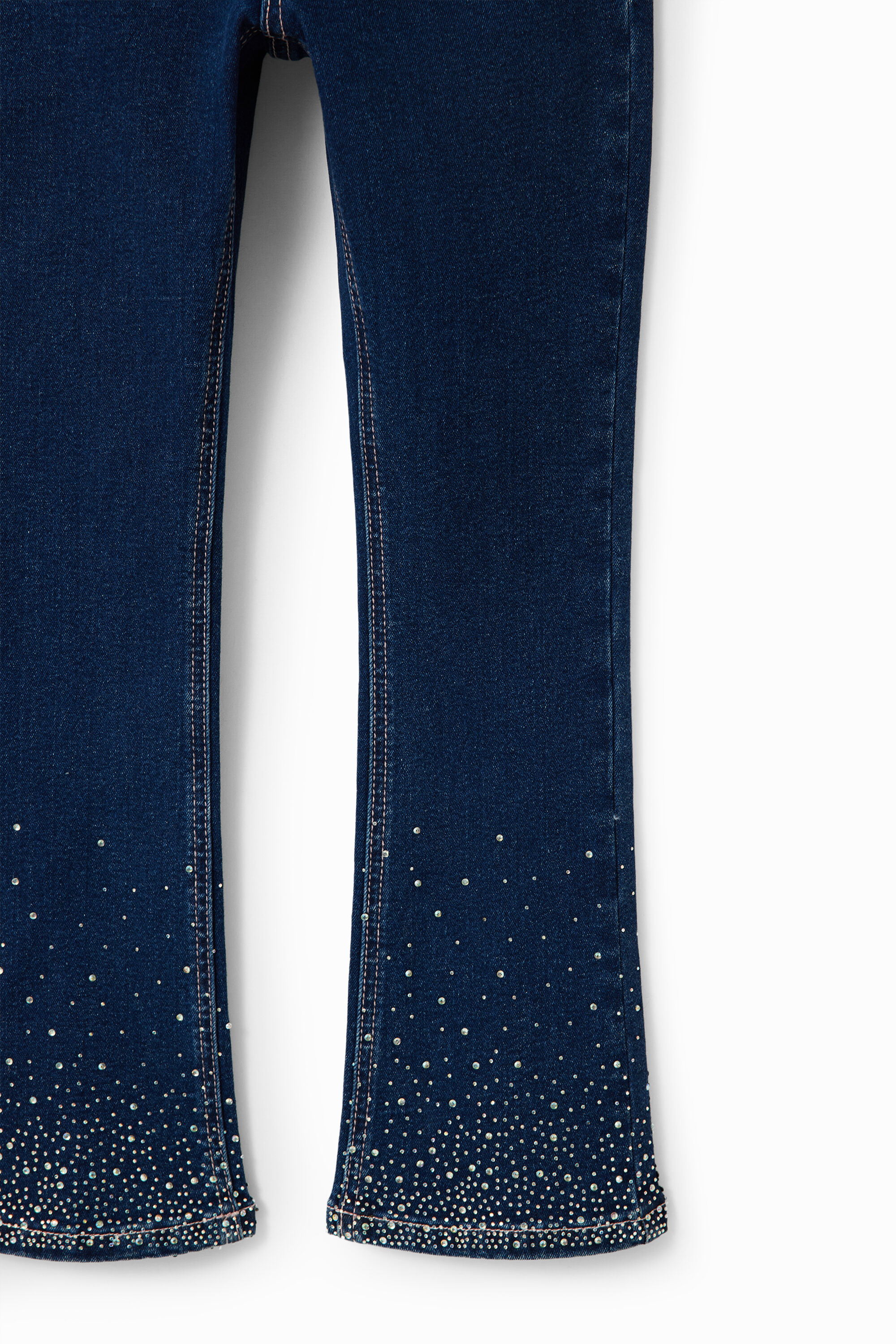 Jean flare strass