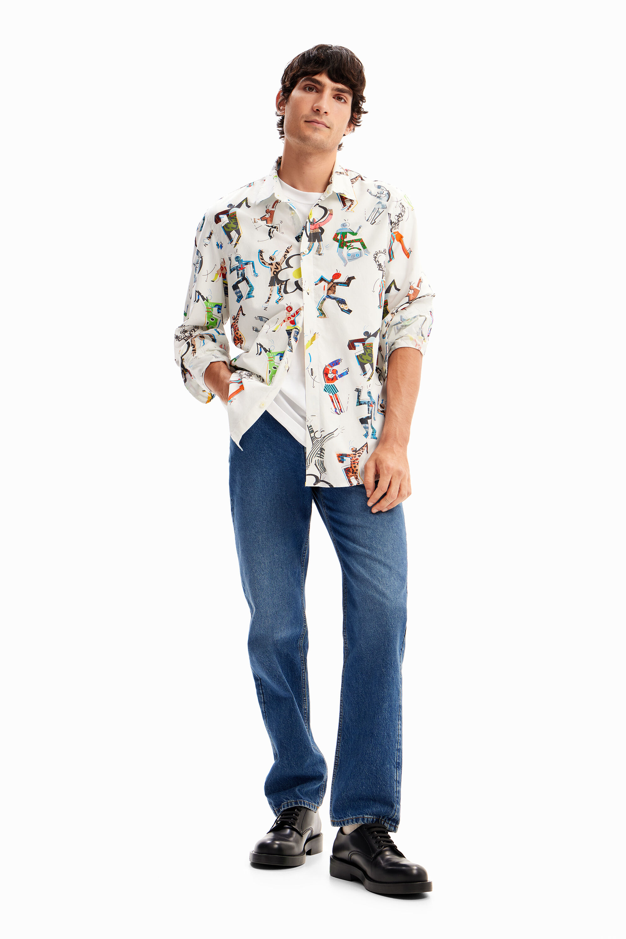 camisa com bonecas dançantes