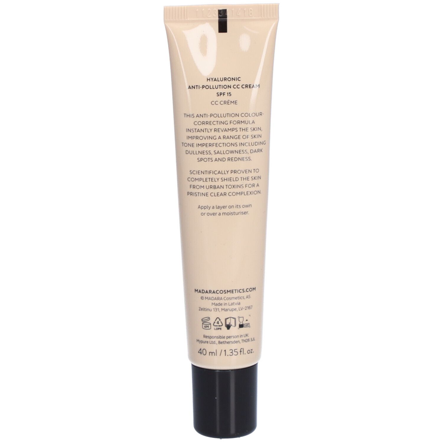 Madara Anti-Pollution CC Creme mit LSF 15 Beige 40ml