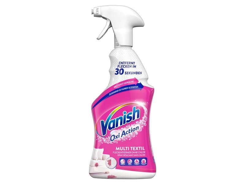 Vanish Oxi Action Multitextil Fleckentferner Spray 660 ml Universell verwendbarer Textilreiniger Spray