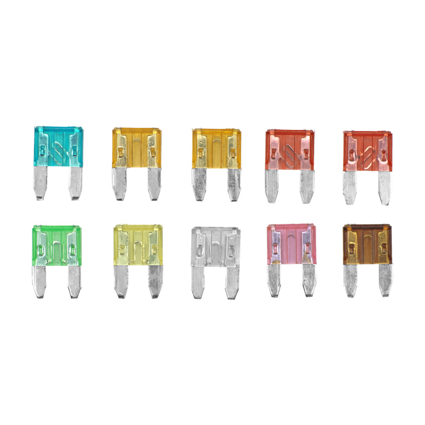 Flatstiftsikringer, mini 10 deler