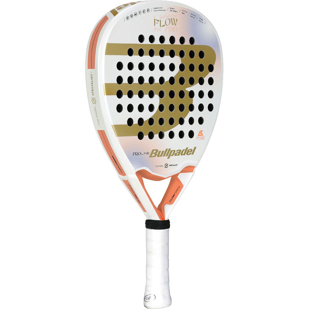 bullpadel Flow 2024 Padelschläger weiß