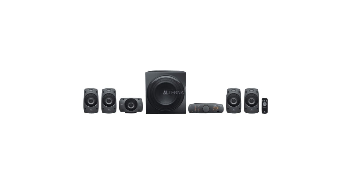 Logitech Z906 Surround Sound Speaker System pc-luidspreker  (Zwart, Retail)