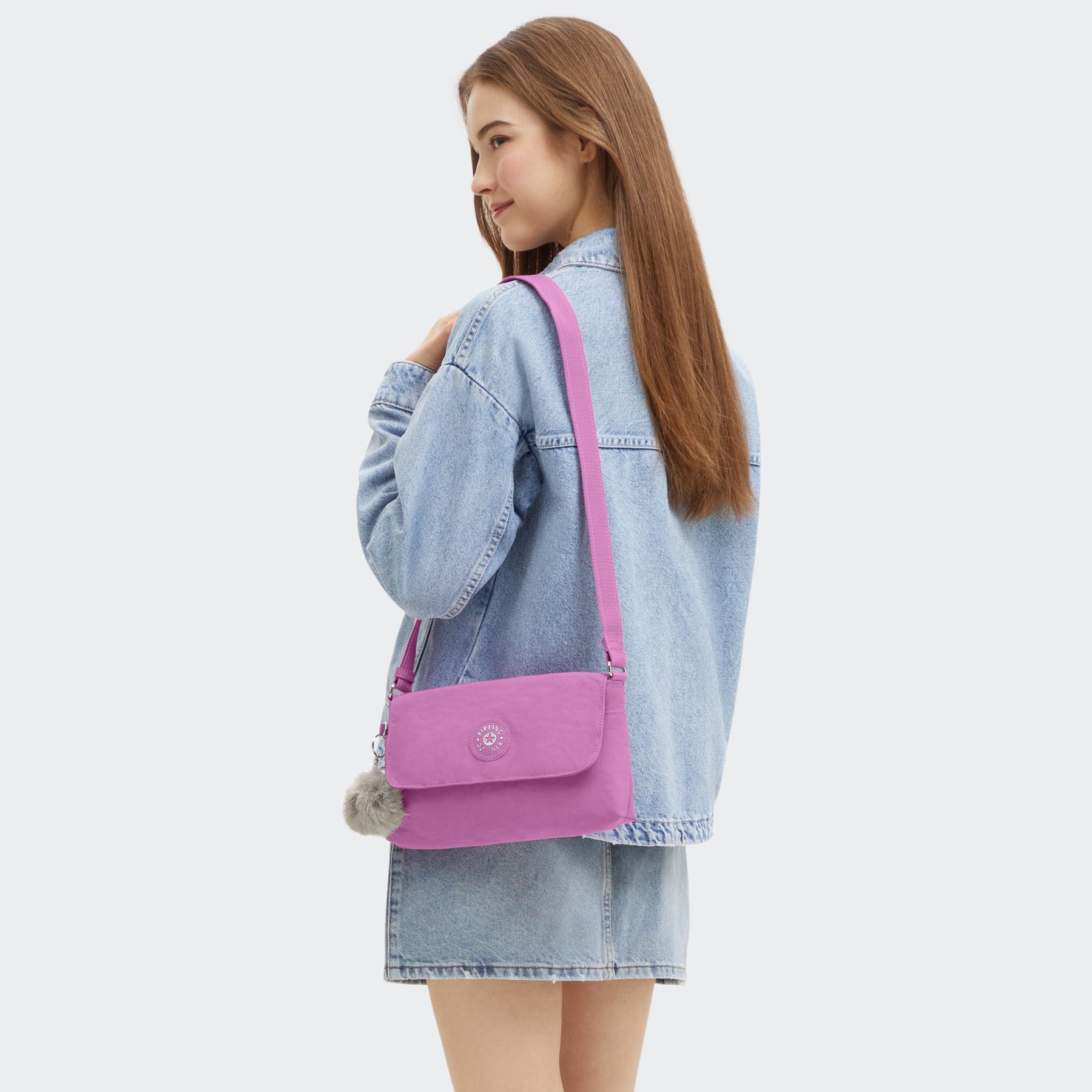 GIPSIE Petit sac à bandoulière avec sangle réglable - Playfull Pink