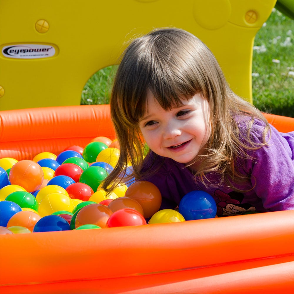 550 bunte Bälle für Bällebad 5,5cm Babybälle Plastikbälle Baby Spielbälle