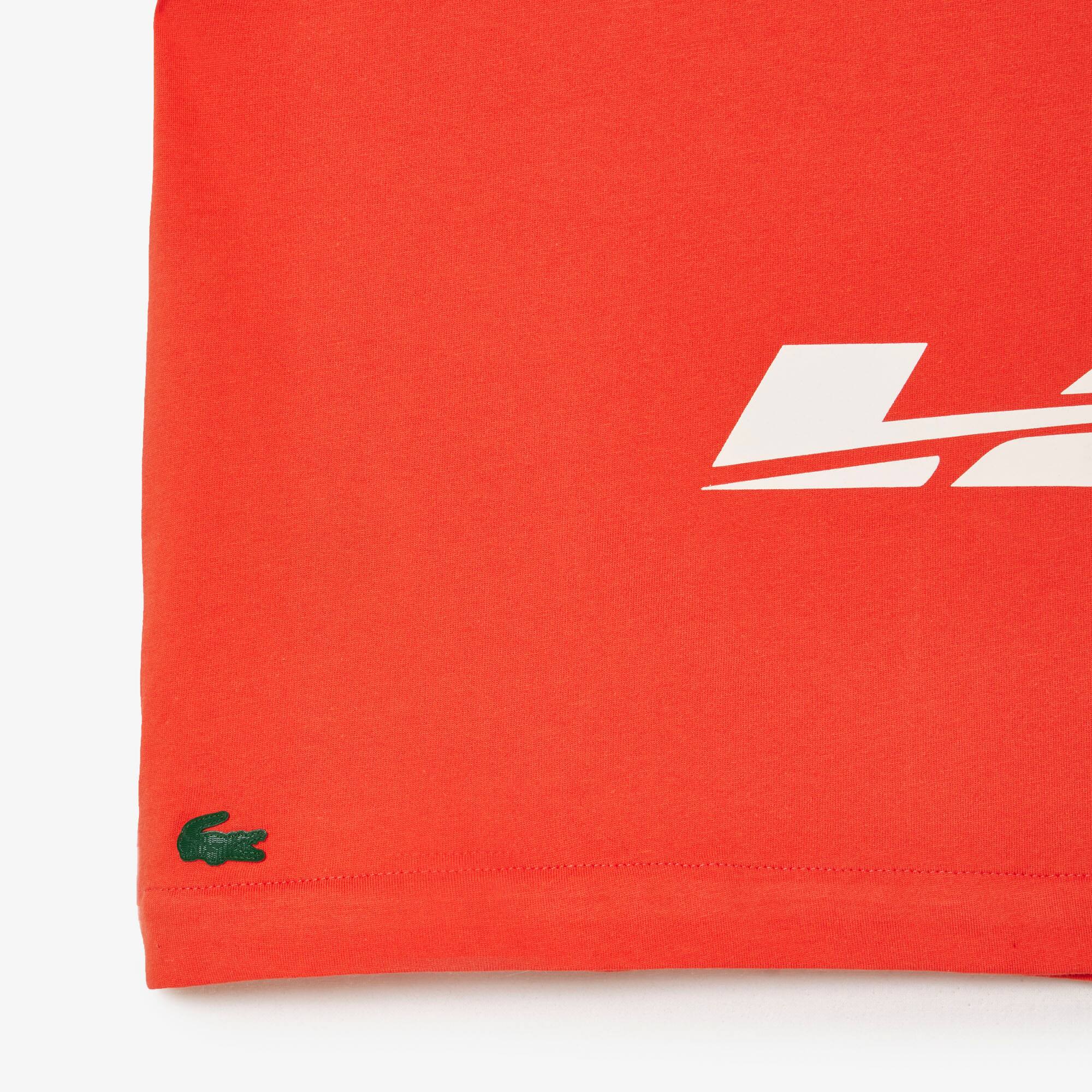 LACOSTE SPORT x Théo Curin T-Shirt aus Jersey T-Shirts - Orange - Lacoste - Unisex