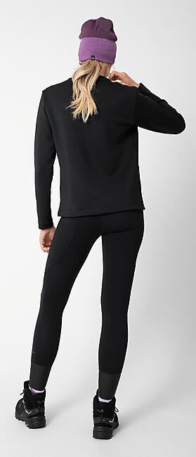 LAMUNT - POLAIRE CLELIA LOGO THERMAL SWEATSHIRT