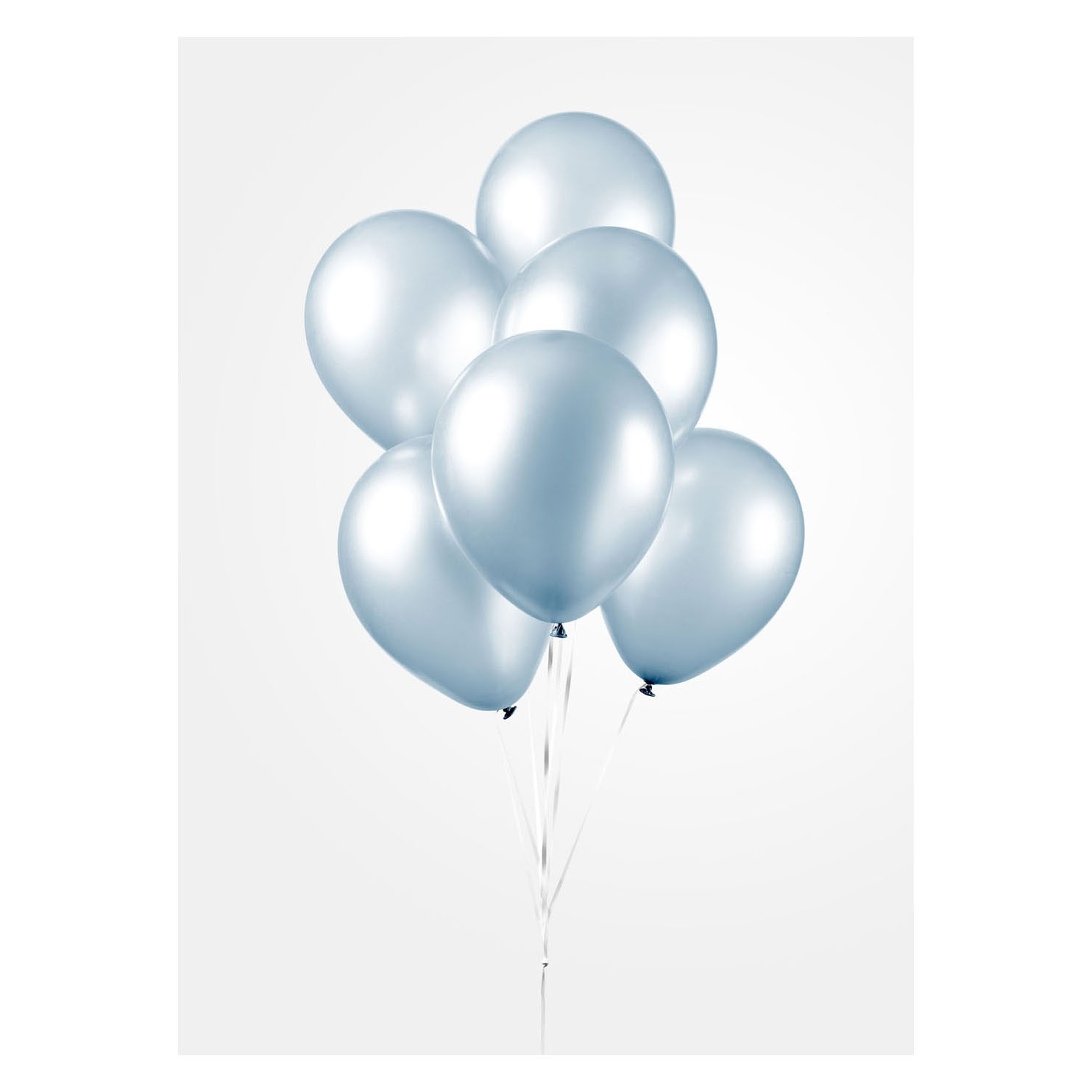 Ballonnen Pearl Lichtblauw 30cm, 10st.
