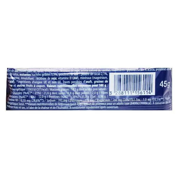 Barra Alta Proteica Apurna Crocante Chocolate Avelã 45g