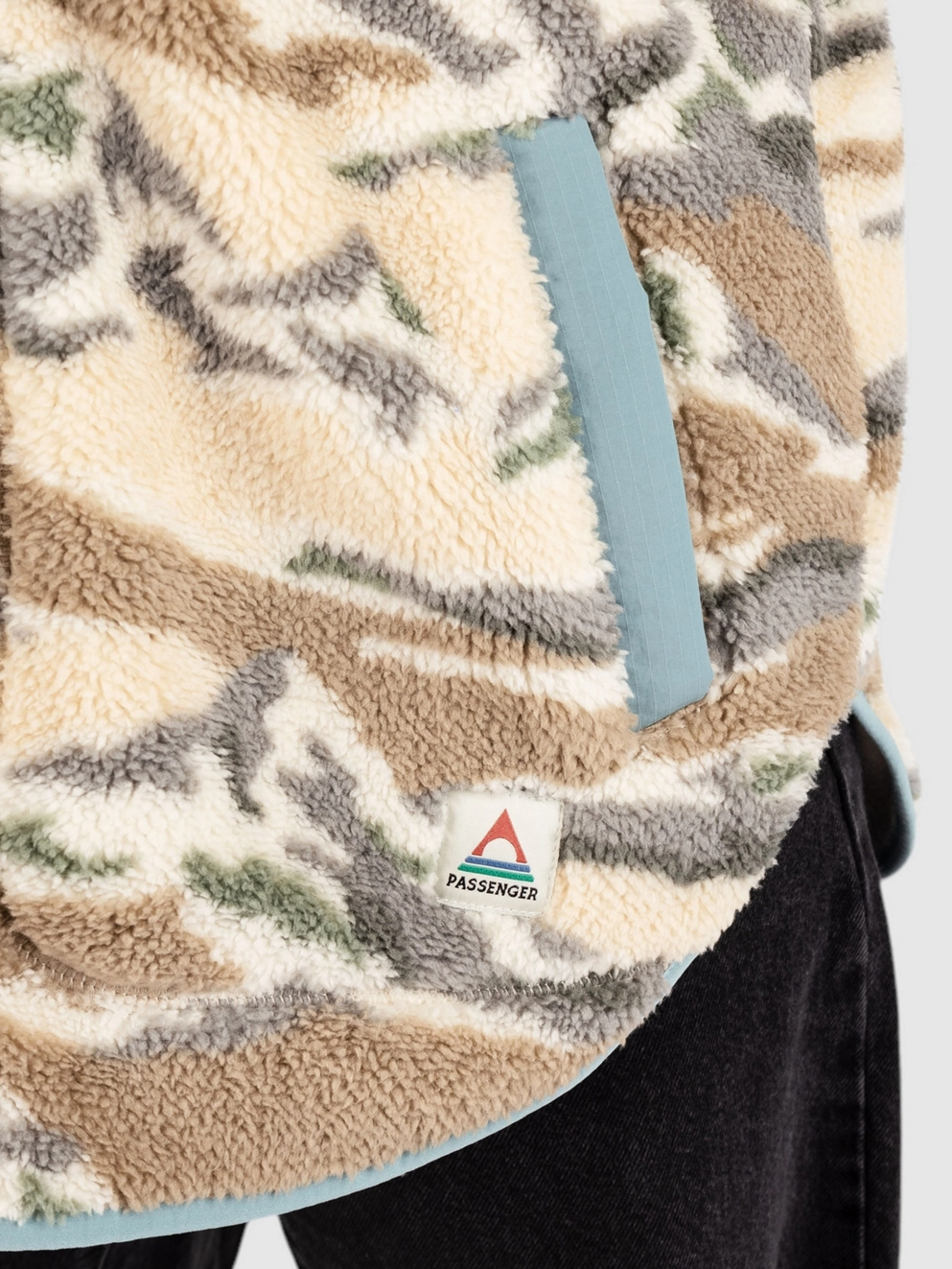 Passenger Beaumont Recylced Sherpa Jacket mount scenic oatmeal