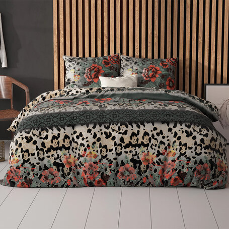 Dekbedovertrek Panther Lace - Antraciet