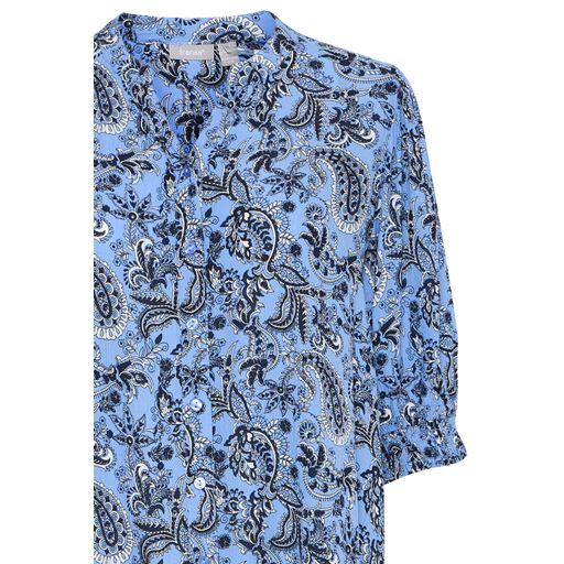 Fransa Avery Skjorte, Hydrangea/Navy Blazer, XL