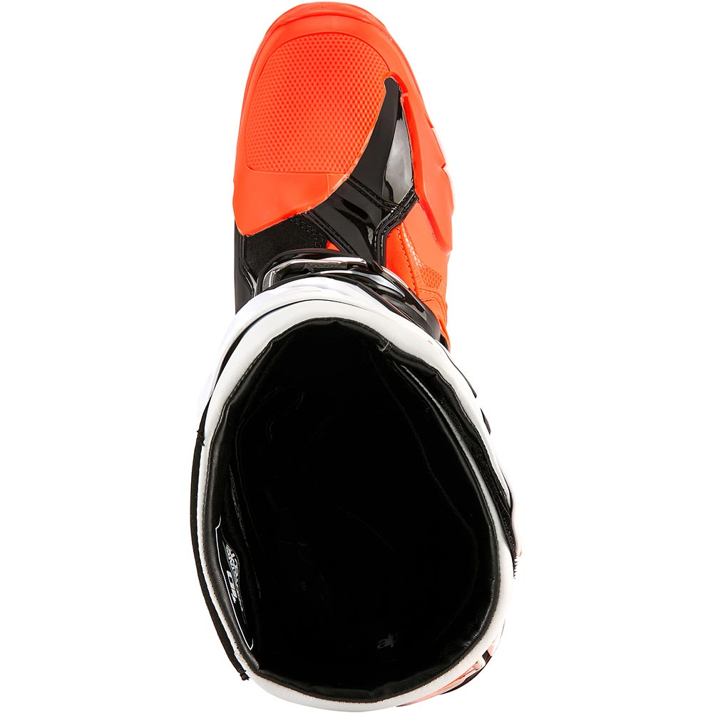 Alpinestars - Bottes Tech 10 Enduro Orange fluo / Noir / Blanc
