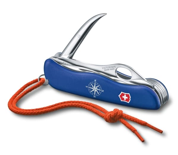 Victorinox Skipper Pro, Klappkniv med lås, Multiverktøyskniv, Klipp punkt, Polyamid, Blå, 12 verktøy