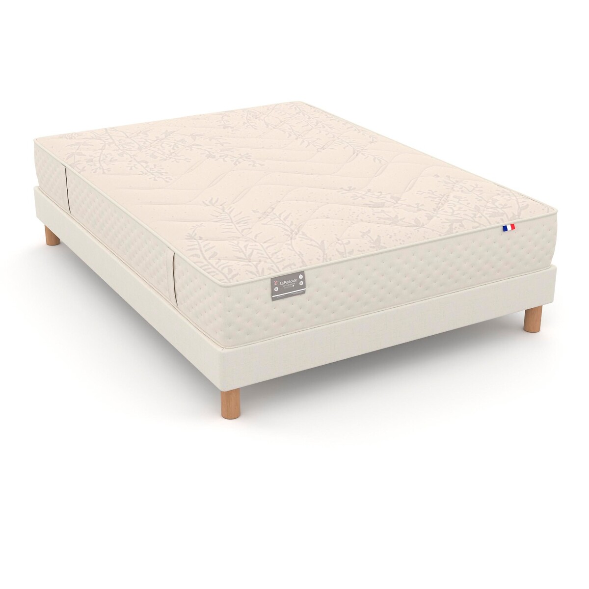LA REDOUTE INTERIEURS<br>Colchão de molas firmes 651 + estrado de ripas