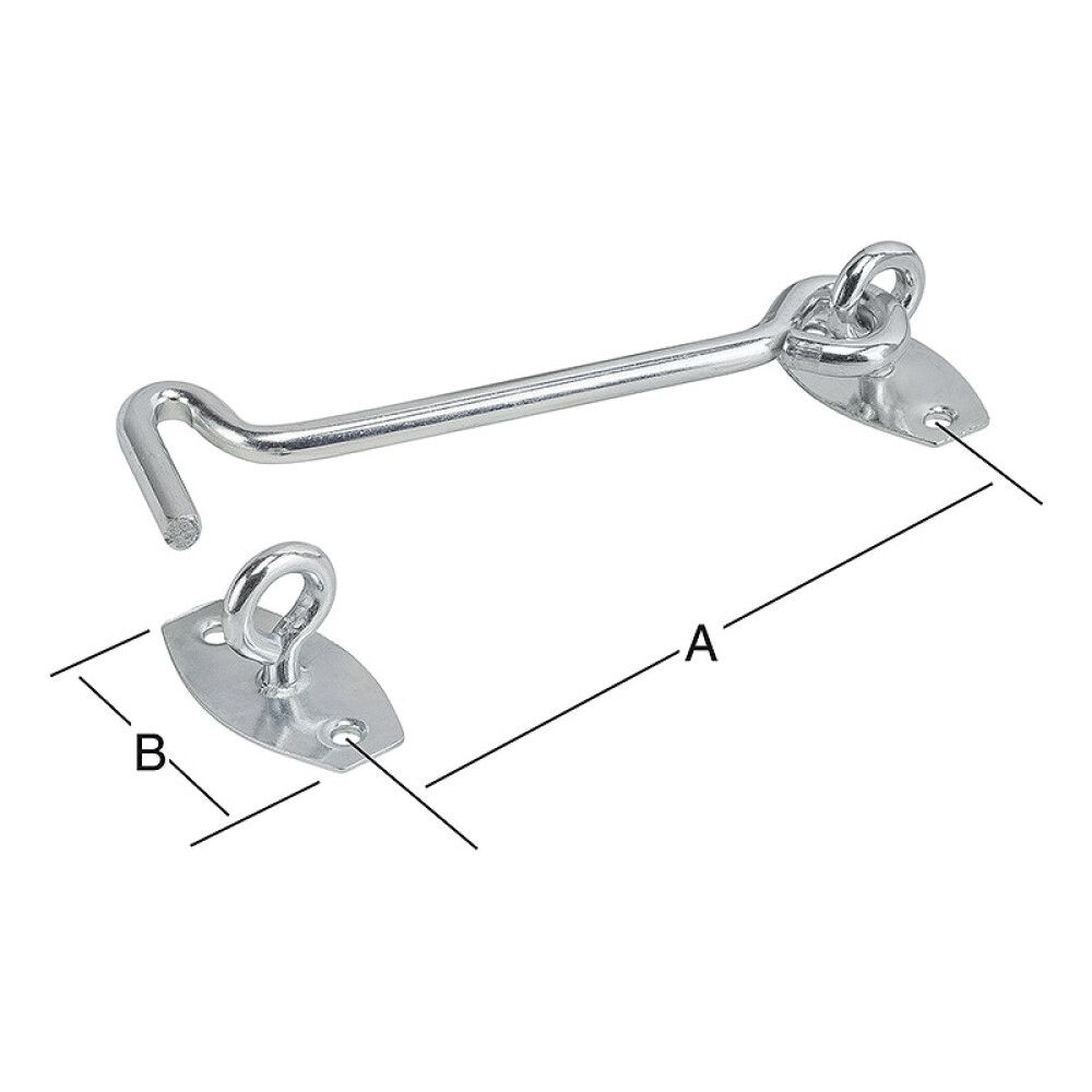 STORMKROK VORMANN MED ØYE 120X43MM