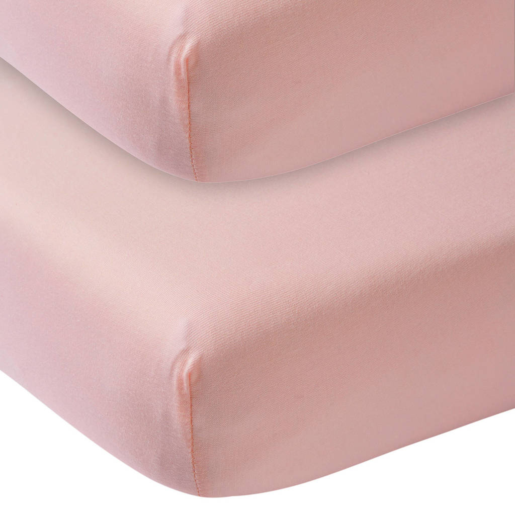 katoenen hoeslaken wieg 40x80/90 cm (set van 2)