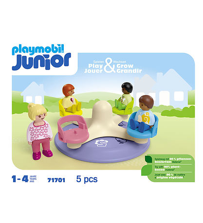 Playmobil Junior - Talkarrusel - 71701 - 5 Dele