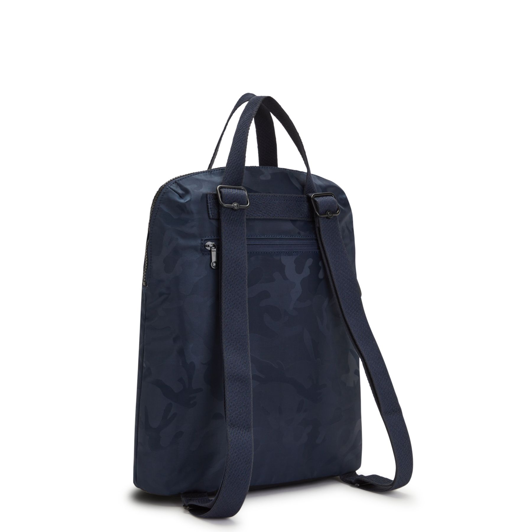 KAZUKI Sac à dos de taille moyenne avec poche pour ordinateur portable - Satin Camouflage Blue