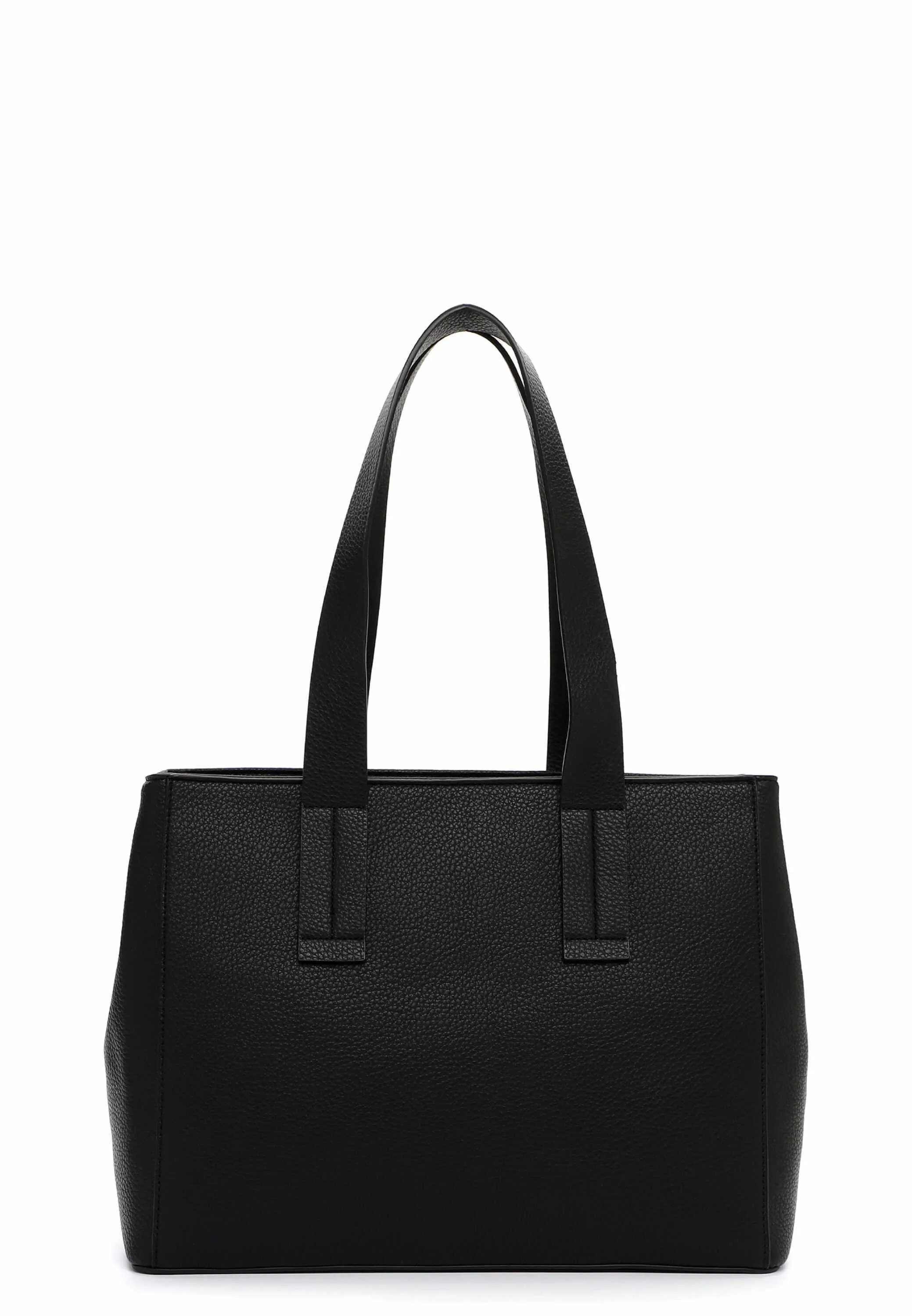 EMILY & NOAH Shopper Schwarz Lederimitat
