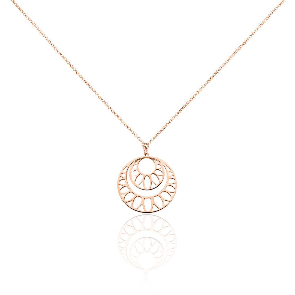 Collier Slorane Argent Rose