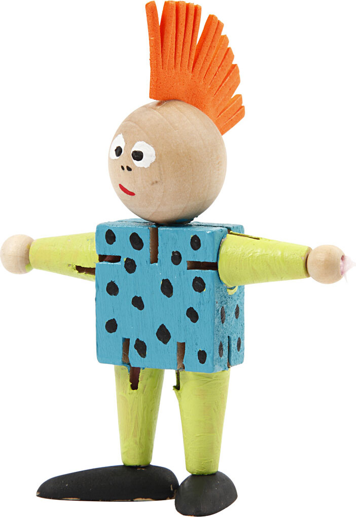 Elastikfigur - H 8 CM - 5 Stk