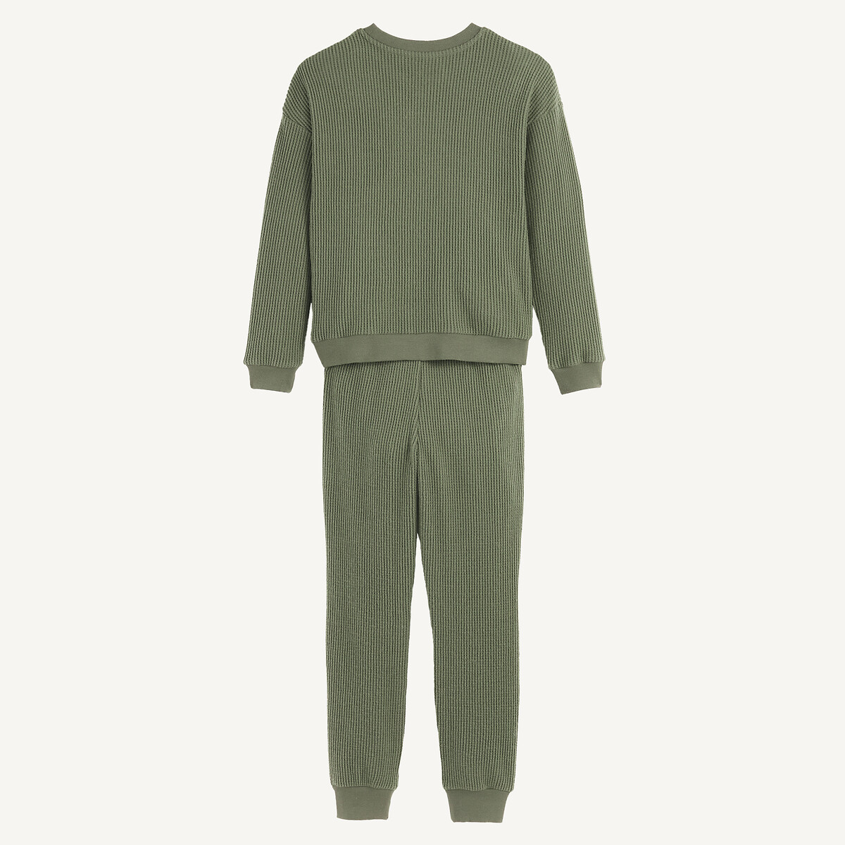 LA REDOUTE COLLECTIONS<br>Pijama em tecido waffle