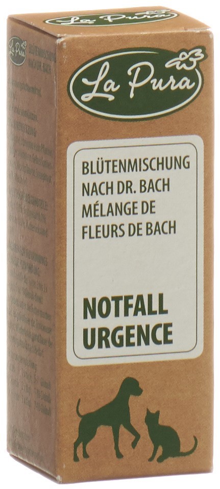 LAPURA Bachblütenmischung Notfall<br>15 g, Globuli, vet