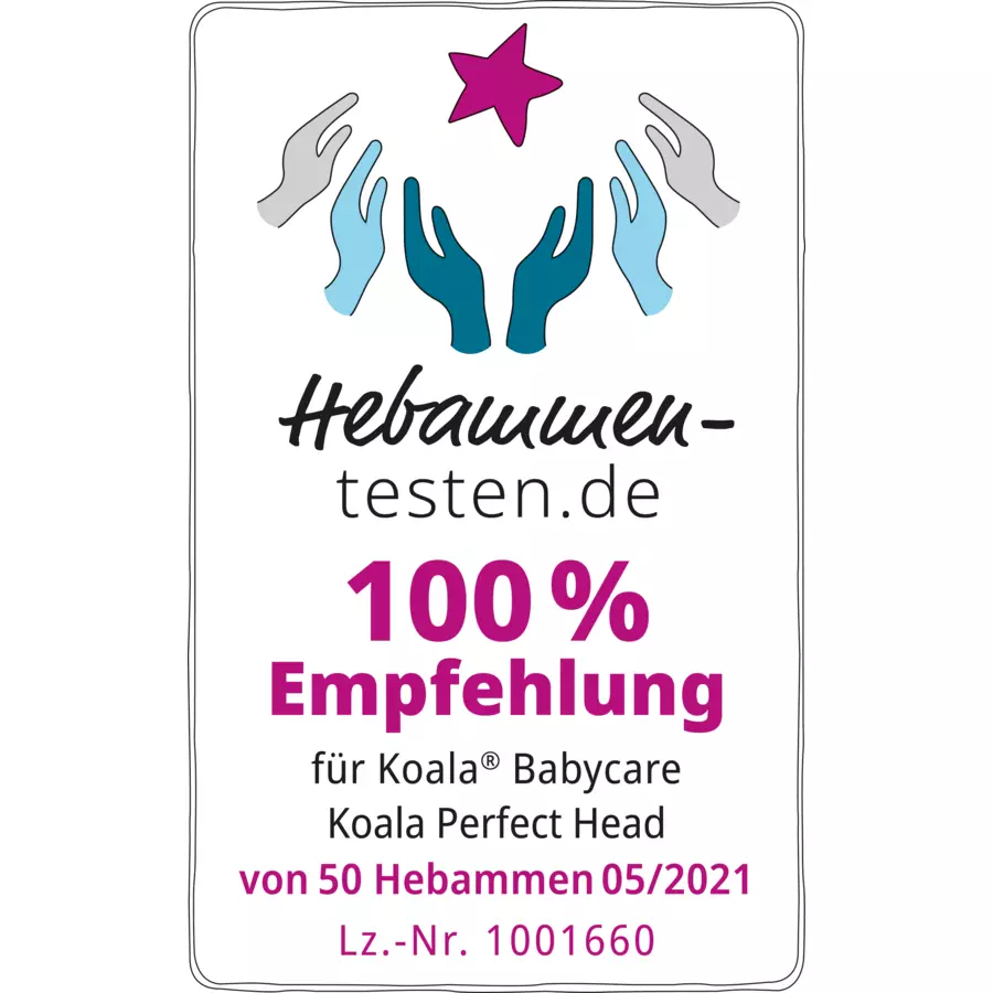 KOALA BABYCARE® Kopfkissen für Säuglinge, ab 0 Monate blau