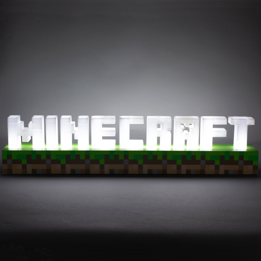 Minecraft-Logo-Beleuchtung