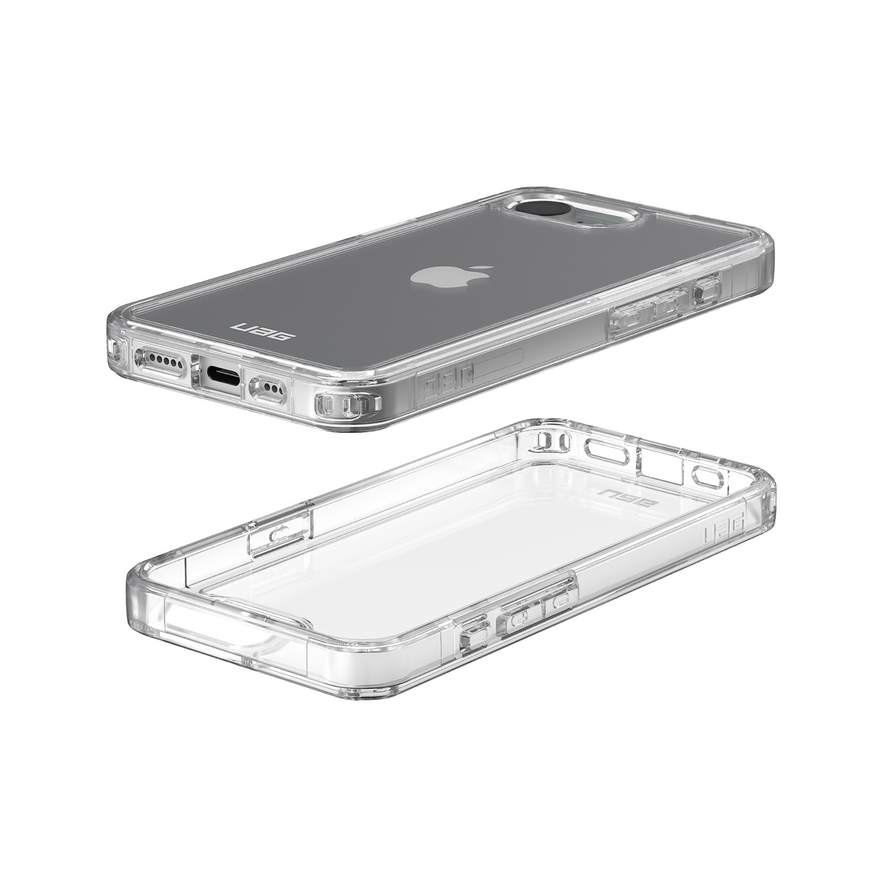iPhone 16e Schutzhülle Plyo (114502114343) - Transparent (Ice)