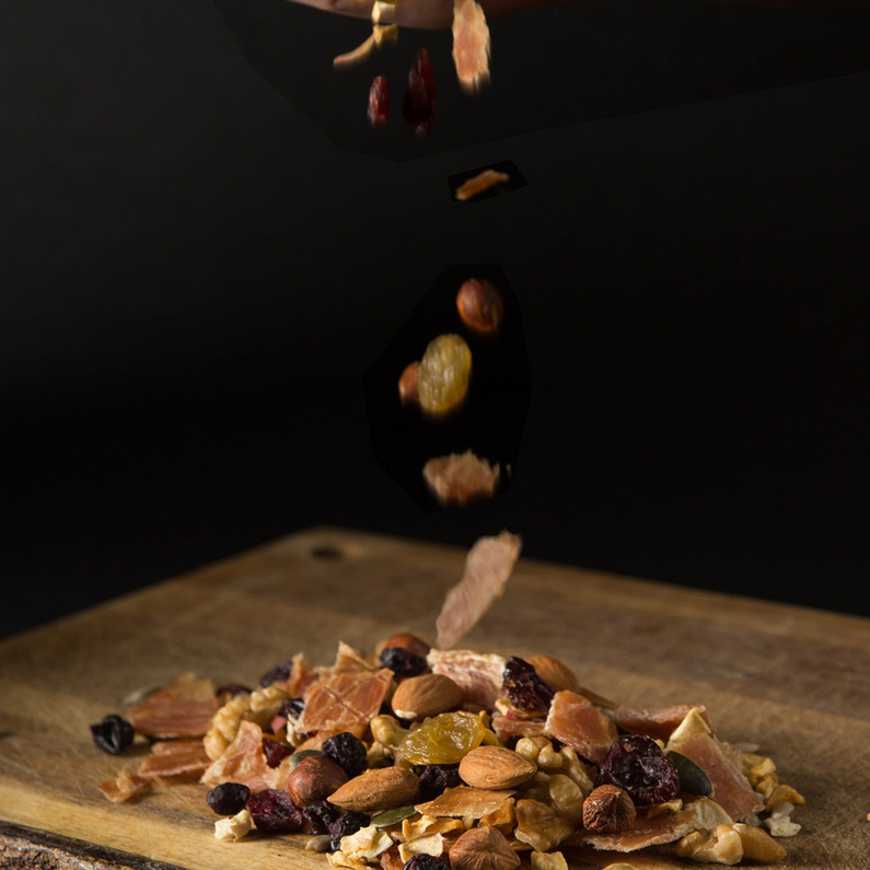Adventure Menu Trailmix - Cranberry - Turkey Jerky - Walnüsse