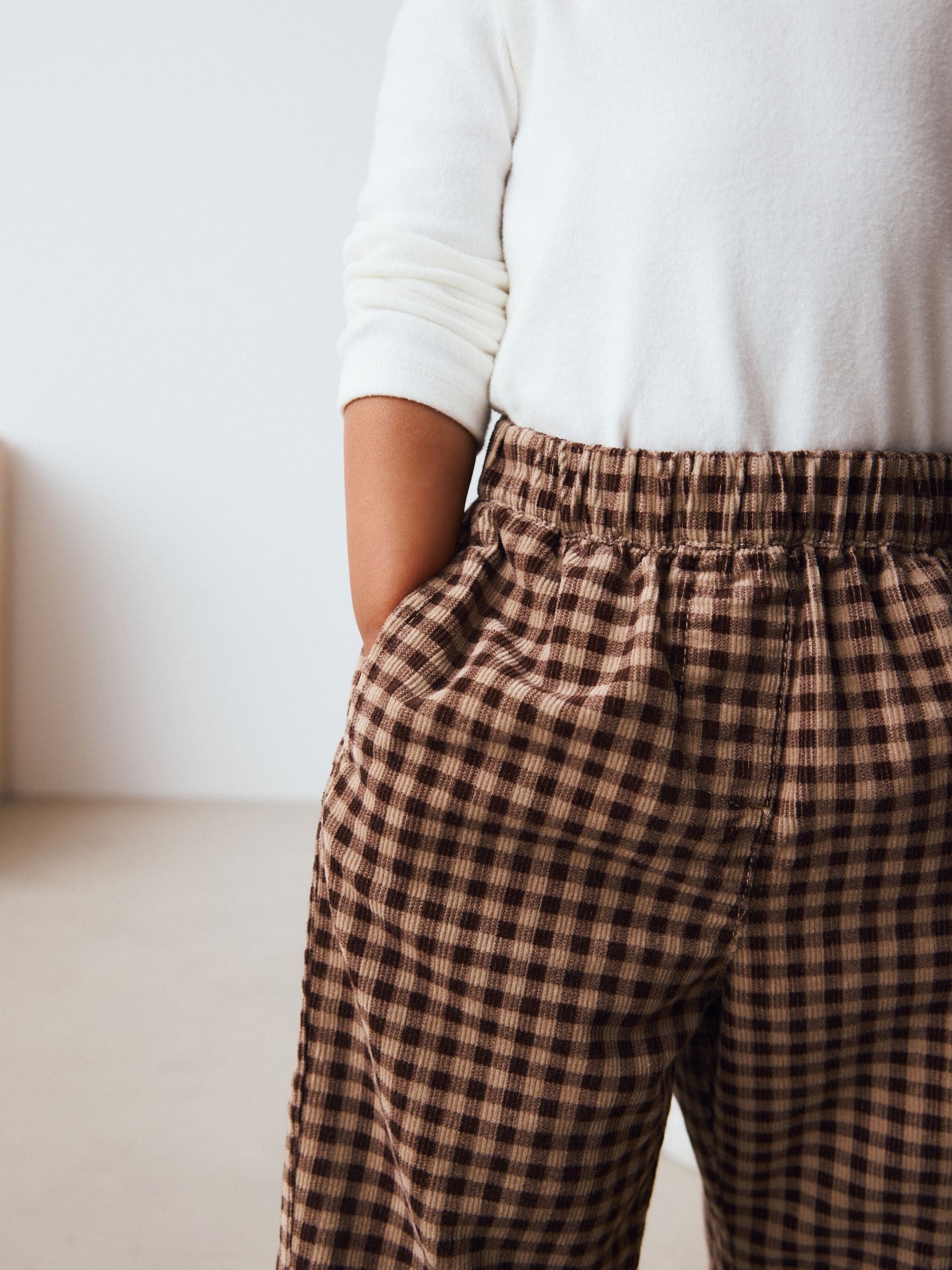 Bruin - Corduroy Gingham Trousers (3mths-7yrs)