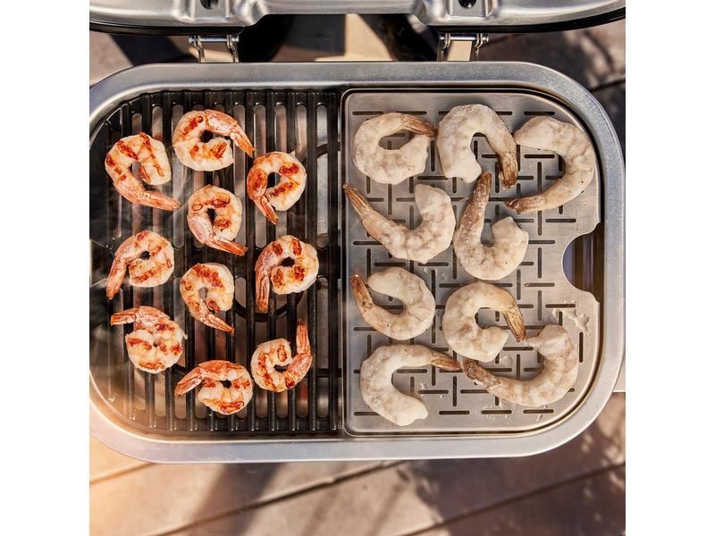 Weber Standgrill Elektro Lumin, Schwarz Elektrogrill mit Stand