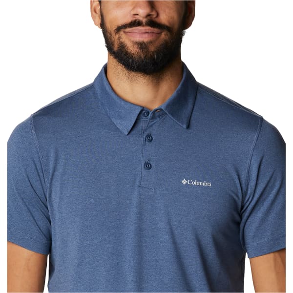 Polo randonnée COLUMBIA TECH TRAIL POLO DARK MOUNTAIN HEATHER