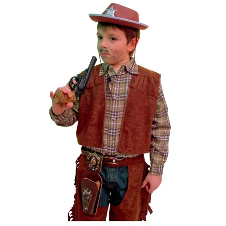 Festartikel Müller Cowboy-Weste, Größe 128 / 140