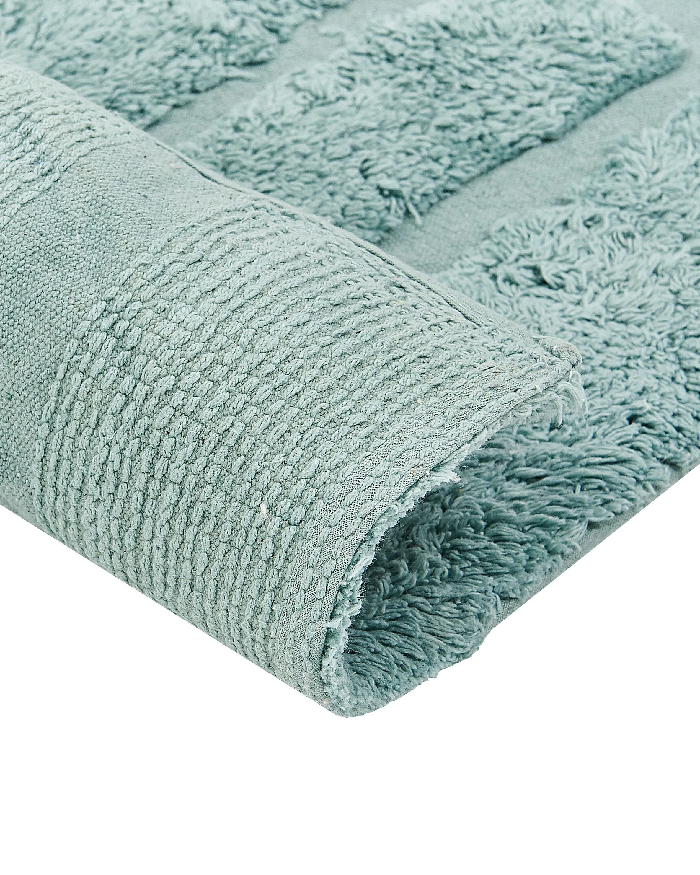 Vloerkleed SIRNAK Mintgroen 160 x 230 cm Katoen