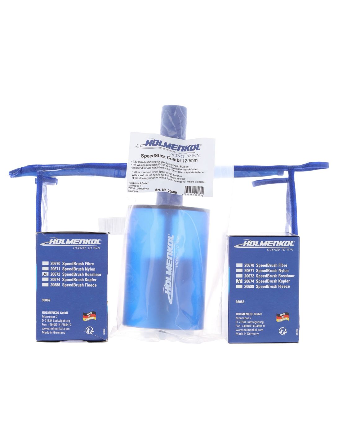 Speedborstelset Basic NEW onderhoudsproduct unisex