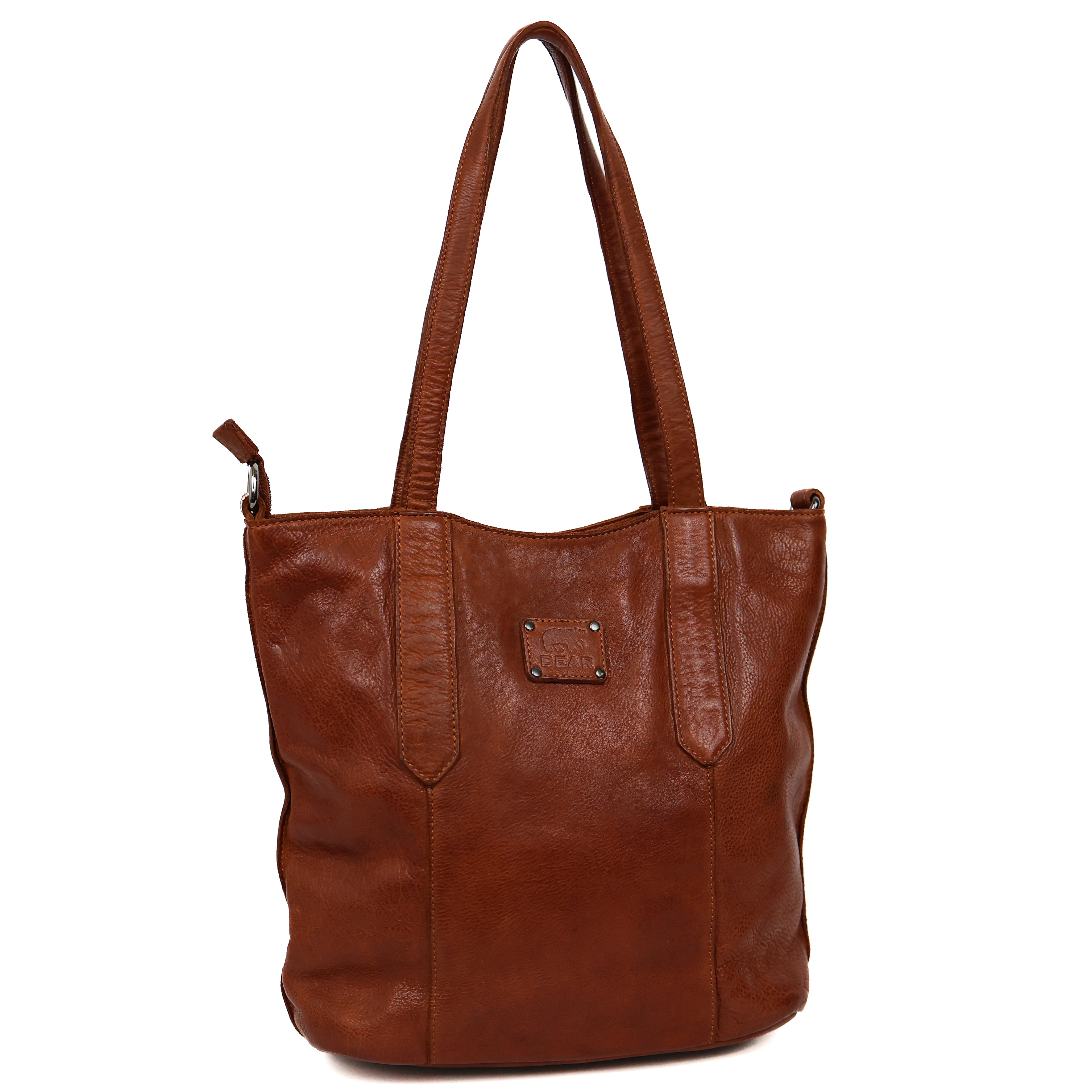 Hand-/schoudertas 'Liz' cognac Cognac